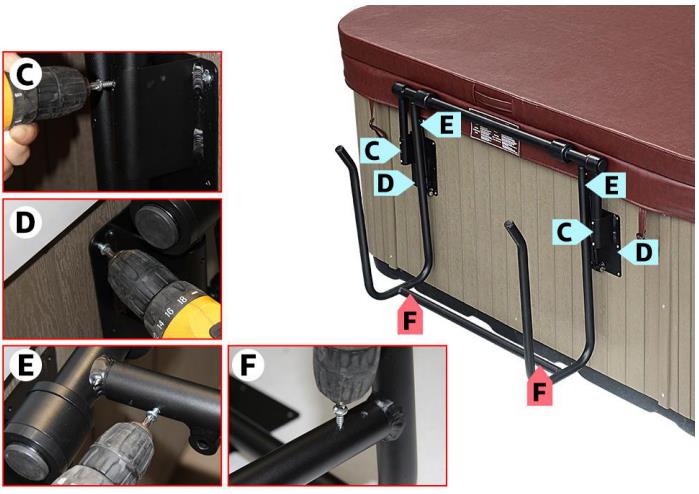 Spa cover lifter TS-05 (step 5）